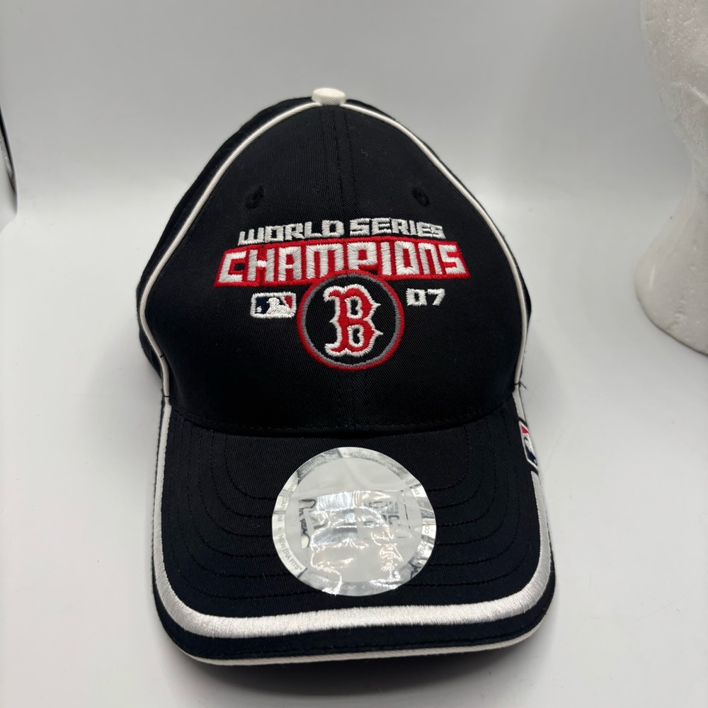 New Era Blue Red and White Boston Red Sox World Series Champions Cap
